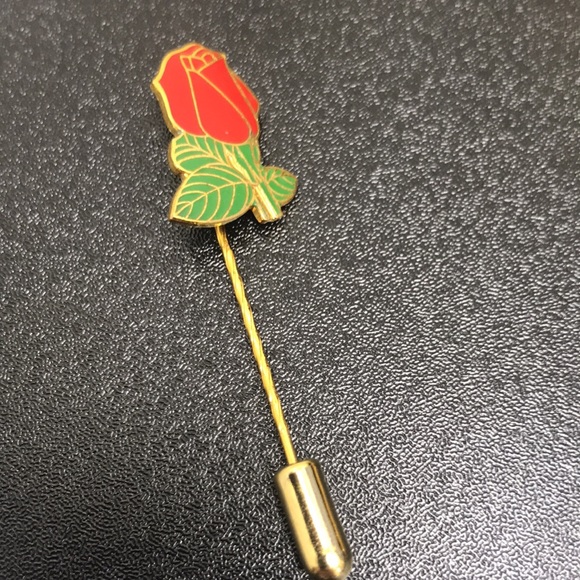 Vintage gold tone Floral brooches lot (6) - Picture 7 of 9